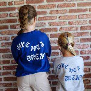 Give Me A Break Sweater Grey