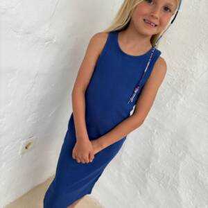 Midi Long Dress Blue