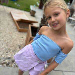 Summer top blauw
