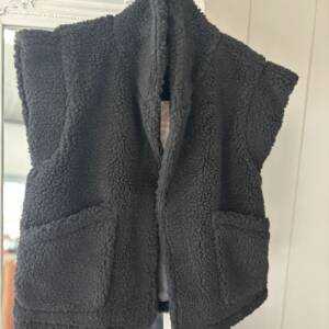 Teddy Vest Zwart